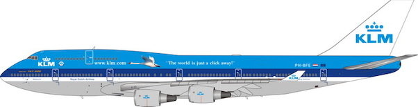 Boeing 747-400 KLM Swan - PH-BFE
